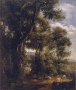 John Constable Landscape with goatherd and goats oil painting picture wholesale